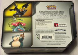 2019 Pokemon TCG Empty Pikachu & Zekrom Tag Team Tin & Marker - No Cards/packs - Image 4