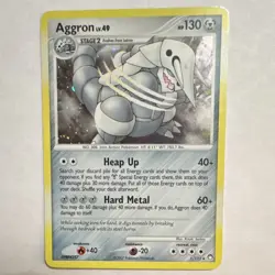 Pokemon Aggron 1/123 Mysterious Treasures Holo Rare Stage 2 130 HP English Card - Image 1