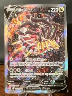 Pokemon Giratina V 186/196 Swsh11: Lost Origin Ultra Rare Full Art Holo Card - Image 1
