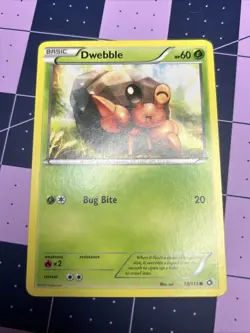 Pokemon TCG Dwebble 13/113 BW Legendary Treasures Regular Common Card EN-LP 2013 - Image 1