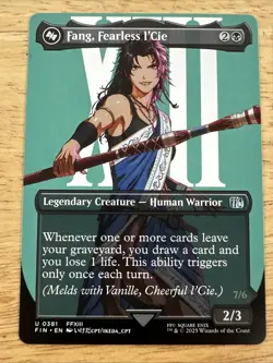 Fang, Fearless l'Cie (381) & Vanille, Cheerful l'Cie (392) Borderless Regular NM - Image 2