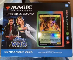 Magic The Gathering Universes Beyond Doctor Who Commander Deck Paradox..NEW - Image 1