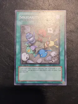 Yu-Gi-Oh! CARD SOLIDARITY SDMM-EN030 1ST NM/VLP - Image 1