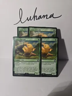 4x Sazh's Chocobo - FIN #200 Uncommon x4 Playset - Image 1