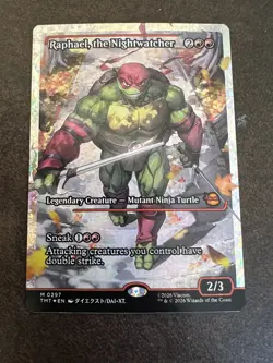 Raphael, the Nightwatcher (Showcase) (Fracture Foil) Teenage Mutant Ninja Turtle - Image 1