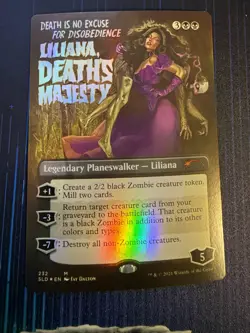 MTG Magic Liliana, Death's Majesty Secret Lair Drop Foil Mythic Rare NM - Image 1