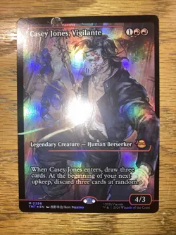 Casey Jones, Vigilante (0286) Showcase FOIL Teenage Mutant Ninja Turtles MYTHIC - Image 1