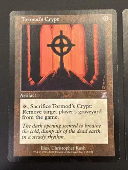 2x Tormod's Crypt Magic mtg, LP TimeShifted - Image 2