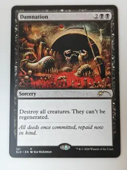 [1x] Damnation (121) Light Play LP, English Secret Lair MTG Magic The Gathering - Image 1