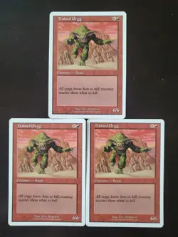 Magic the Gathering Trained Orgg 2000 Starter Deck Lot - Image 1