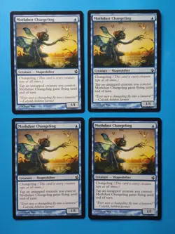 MTG 4x Mothdust Changeling x4 LP Morningtide Magic the Gathering Playset - Image 1