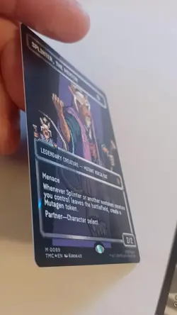 Splinter, the Mentor (0089) (Borderless) (Surge Foil) Commander: TMNT - Image 2