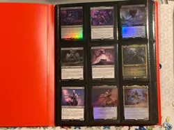 B37 MTG MAGIC GATHERING BINDER COLLECTION LOT TONS OF RARE MYTHIC FOIL MANY SETS - Image 1