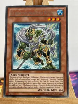 Gladiatorungeheuer Retiari TU03-DE006 Rare EX Deutsch YUGIOH - Image 1