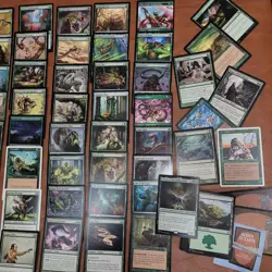 Whole COMMANDER Magic Deck - Heaven to Earth - ***SNAKES*** Pure Green Tribal - Image 2