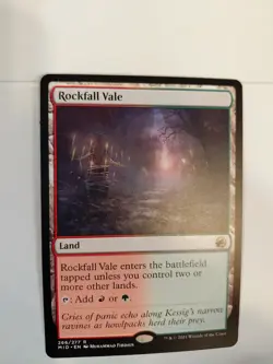 Rockfall Vale Innistrad: Midnight Hunt Regular - Image 1