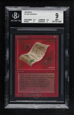 False Orders Magic: Limited Edition Beta BGS 9 MINT 1993 - Image 1