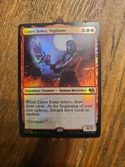 MTG Casey Jones, Vigilante Teenage Mutant Ninja Turtles Foil - Image 2
