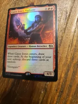 MTG Casey Jones, Vigilante Teenage Mutant Ninja Turtles Foil - Image 5