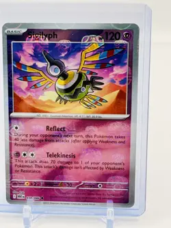 Pokemon TCG Sigilyph (Master Ball Pattern) 038/086 SV11W: White Flare Holo M/NM - Image 1