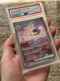 PSA 10 Charizard EX 199/165 Special Illustration Rare 151 Pokemon - Image 4