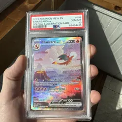PSA 10 Charizard EX 199/165 Special Illustration Rare 151 Pokemon - Image 5