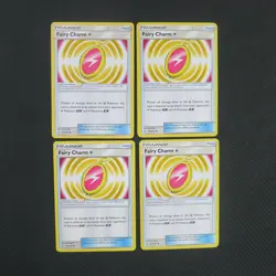 4X Fairy Charm 172/214 Unbroken Bonds Pokemon TCG Card - Image 1