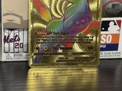 Pokemon TCG Gold Fan Art - Umbreon #214/203 - Gold Foil Secret Rare Card - Image 3