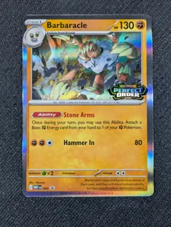 Barbaracle Pokemon Perfect Order Stamped Prerelease Promo MEP 065 - Image 1