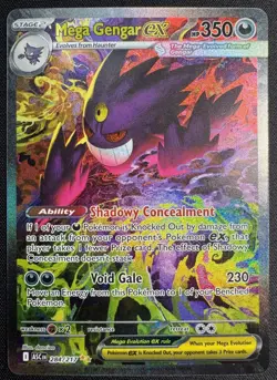 2026 Pokemon Ascended Heros #284 Mega Gengar EX Special Illustration Rare - Image 1