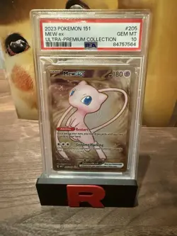 Pokemon TCG Mew EX Black Star Promos 151 UPC 2023 205/165 PSA 10 Gem Mint - Image 1
