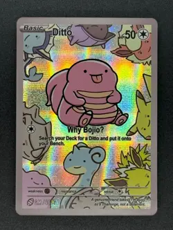 Pokemon Fan Art After Skool Hobby 48 - Ditto Lickitung Holo 1st Print - Image 1