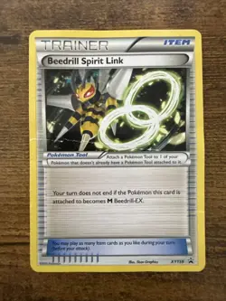 Pokemon TCG XY Beedrill Spirit Link XY159 Black Star Promo Trainer NM - Image 1
