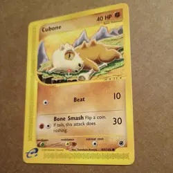Pokemon TCG Cubone Expedition Base Set 103/165, Regular Common - Image 3