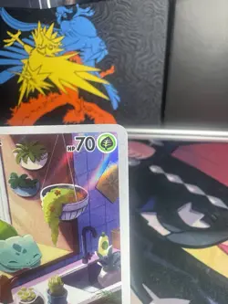 Pokemon TCG Bulbasaur Stellar Crown Illustration - Image 3