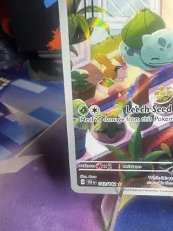 Pokemon TCG Bulbasaur Stellar Crown Illustration - Image 4