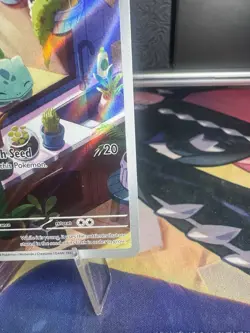 Pokemon TCG Bulbasaur Stellar Crown Illustration - Image 5