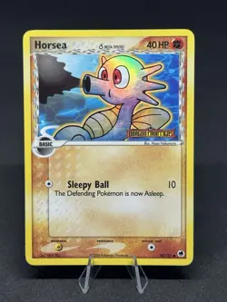 Pokemon TCG Horsea Dragon Frontiers Delta Species 50/101 40 HP Reverse Holo - Image 1