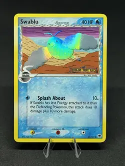 Pokemon TCG Swablu Dragon Frontiers 65/101 40 HP Basic Reverse Holo English - Image 1