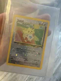 Pokemon Togepi NEAR MINT Southern Islands 🏝 Reverse Holo Promo S swirl 💫 - Image 1