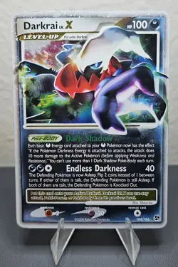 2008 Pokemon Darkrai LV.X 104/106 Great Encounters Holo - Image 1
