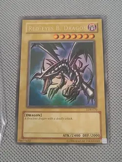 Yu-Gi-Oh! Red-Eyes B. Dragon LOB-070 Ultra Rare Legend of Blue-Eyes Unlimited - Image 1