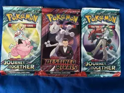 LOT OF 3 Pokemon TCG Booster Packs SEALED - Image 1