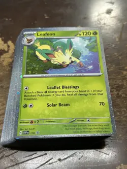 LOT OF (60) Pokemon TCG Leafeon 170 Scarlet & Violet Promo Cosmos Holo - Image 1