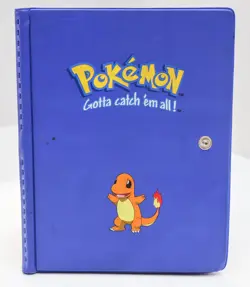 Pokemon Collectors Album Binder Charmander Blue 1999 - Rough No Strap - Image 1