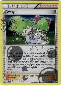 LP Pokemon TCG Trainer Wally Radiant Collection Uncommon Holo - Image 1