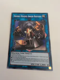 Yugioh Double Headed Anger Knuckle BLHR-EN048 Secret Rare 1st Ed NM - Image 1