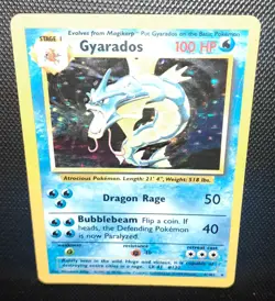 Gyarados 6/102 1999 WOTC Pokemon Pokemon Base Set English HOLO - Image 2