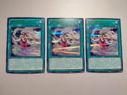 Yu-Gi-Oh! White Veil DUSA-EN032 1st Ed Ultra Rare (Set Of 3) - Image 1