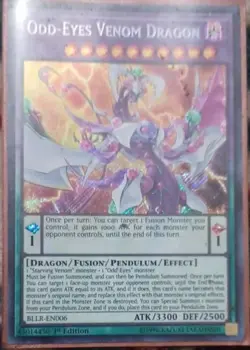 Yu-Gi-Oh! Odd-Eyes Venom Dragon BLLR-EN006 1st Edition - Image 1